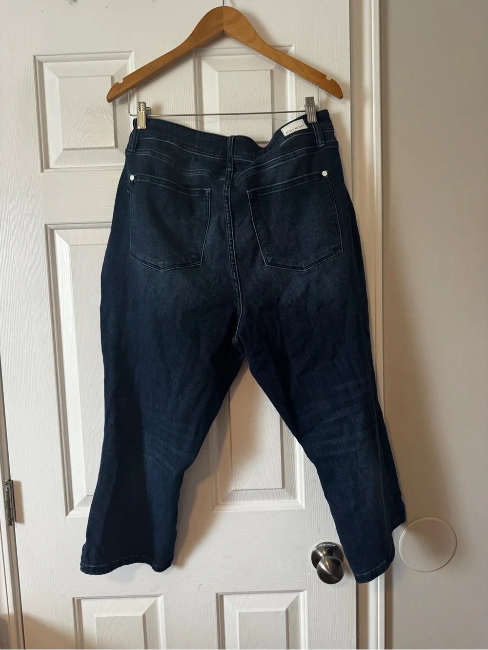 Judy Blue Skinny Fit Capri Dark Wash Stretch Denim Jeans Women’s Size 18W